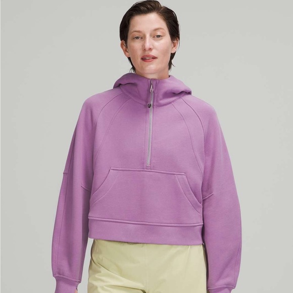 lululemon athletica Tops - Lululemon Scuba Oversized Half-Zip Hoodie - Wisteria Purple - XS/S